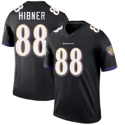 Nike Matthew Hibner Baltimore Ravens Youth Legend Black Jersey