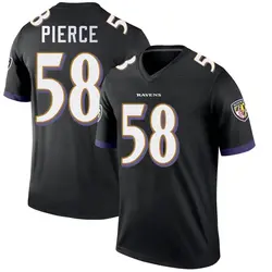 Nike Michael Pierce Baltimore Ravens Youth Legend Black Jersey