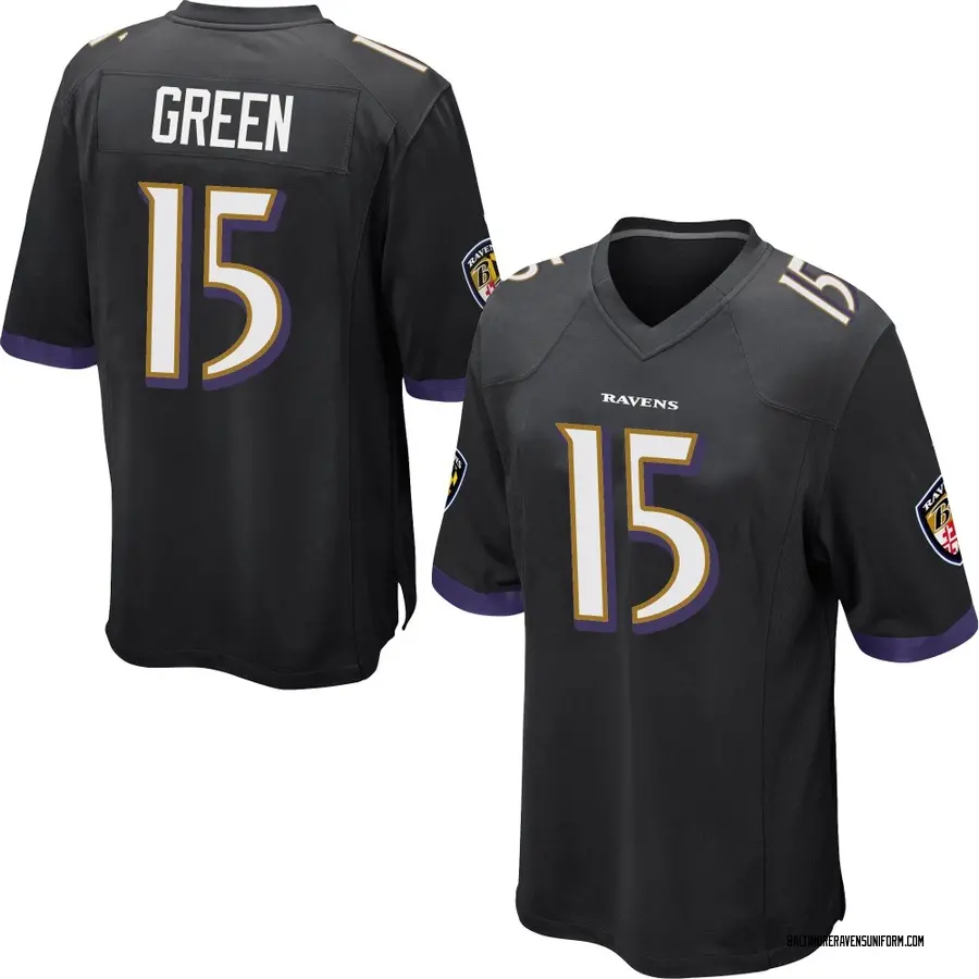 Nike Mike Green Baltimore Ravens Men's Game Black Jersey