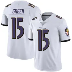 Nike Mike Green Baltimore Ravens Men's Limited White Vapor Untouchable Jersey