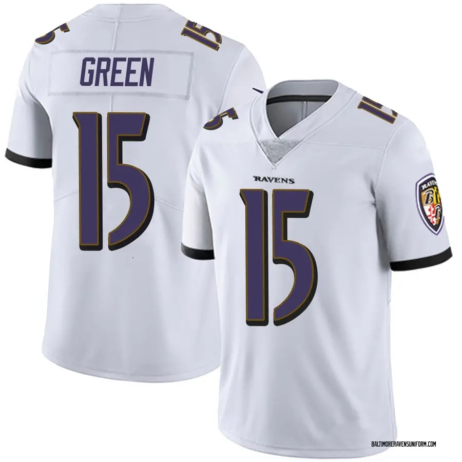 Nike Mike Green Baltimore Ravens Men's Limited White Vapor Untouchable Jersey