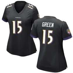 Nike Mike Green Baltimore Ravens Women's Game Black Jersey
