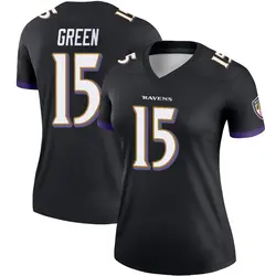 Nike Mike Green Baltimore Ravens Women's Legend Black Jersey