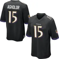 Nike Nelson Agholor Baltimore Ravens Men's Game Black Jersey
