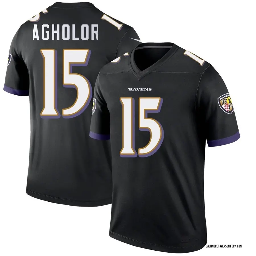 Nike Nelson Agholor Baltimore Ravens Men's Legend Black Jersey