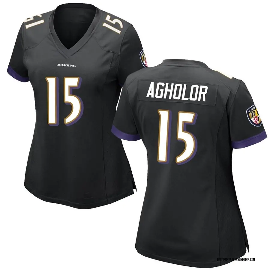Nike Nelson Agholor Baltimore Ravens Women's Game Black Jersey