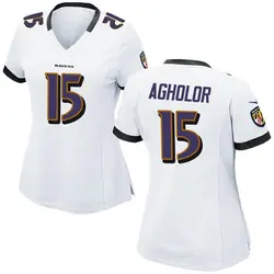 Nike Nelson Agholor Baltimore Ravens Women's Game White Jersey