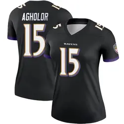 Nike Nelson Agholor Baltimore Ravens Women's Legend Black Jersey