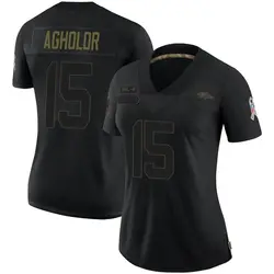 Nike Nelson Agholor Baltimore Ravens Women's Limited Black 2020 Salute To Service Jersey