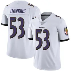 Nike Nick Dawkins Baltimore Ravens Men's Limited White Vapor Untouchable Jersey