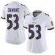 Nike Nick Dawkins Baltimore Ravens Women's Limited White Vapor Untouchable Jersey