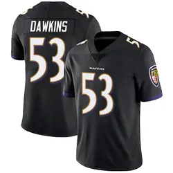 Nike Nick Dawkins Baltimore Ravens Youth Limited Black Alternate Vapor Untouchable Jersey