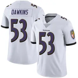 Nike Nick Dawkins Baltimore Ravens Youth Limited White Vapor Untouchable Jersey