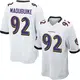 Nike Nnamdi Madubuike Baltimore Ravens Youth Game White Jersey