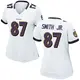 Nike Octavian Smith Jr. Baltimore Ravens Women's Game White Jersey