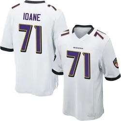 Nike Olaivavega Ioane Baltimore Ravens Youth Game White Jersey