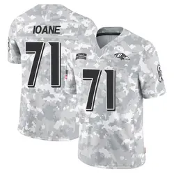 Nike Olaivavega Ioane Baltimore Ravens Youth Limited Arctic Camo 2024 Salute to Service Jersey