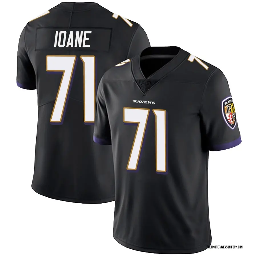 Nike Olaivavega Ioane Baltimore Ravens Youth Limited Black Alternate Vapor Untouchable Jersey
