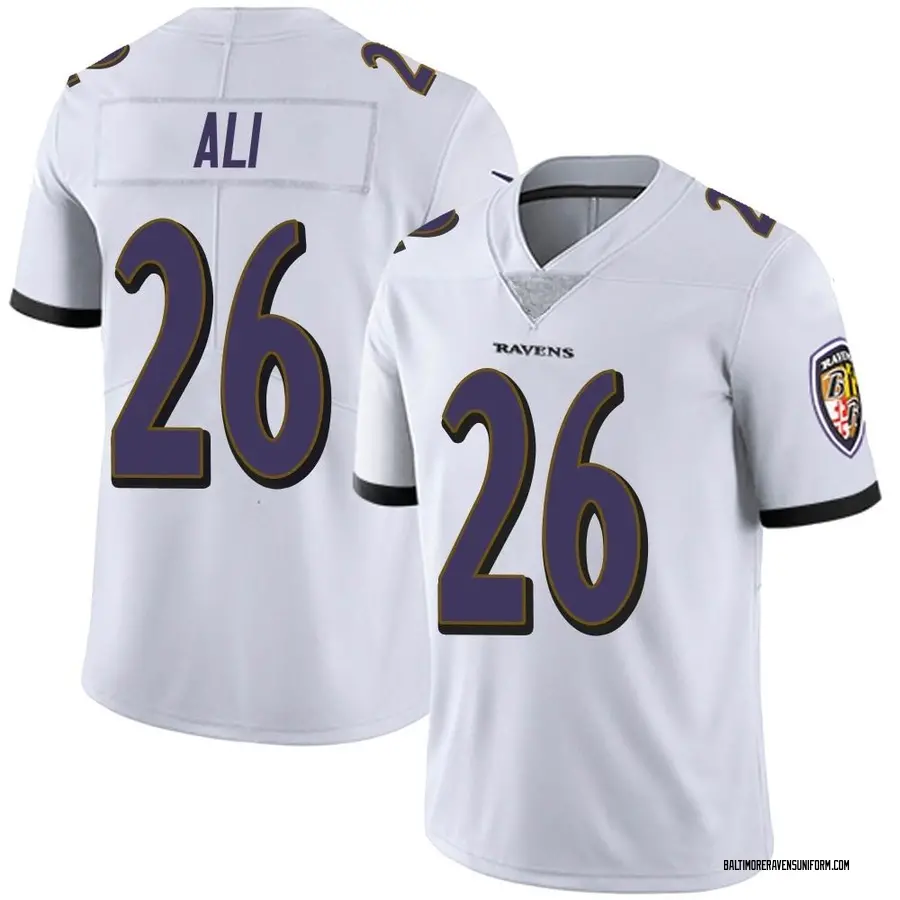 Nike Rasheen Ali Baltimore Ravens Youth Limited White Vapor Untouchable Jersey