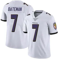 Nike Rashod Bateman Baltimore Ravens Men's Limited White Vapor Untouchable Jersey