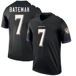Nike Rashod Bateman Baltimore Ravens Youth Legend Black Jersey
