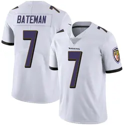 Nike Rashod Bateman Baltimore Ravens Youth Limited White Vapor Untouchable Jersey