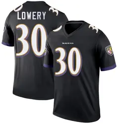 Nike Reuben Lowery Baltimore Ravens Youth Legend Black Jersey
