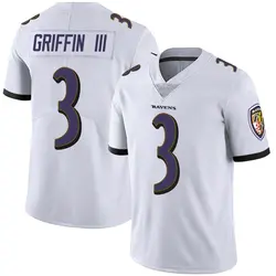 Nike Robert Griffin III Baltimore Ravens Youth Limited White Vapor Untouchable Jersey