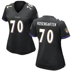 Nike Roger Rosengarten Baltimore Ravens Women's Game Black Jersey