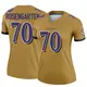 Nike Roger Rosengarten Baltimore Ravens Women's Legend Gold Inverted Jersey