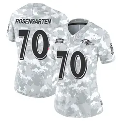 Nike Roger Rosengarten Baltimore Ravens Women's Limited Arctic Camo 2024 Salute to Service Jersey