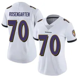 Nike Roger Rosengarten Baltimore Ravens Women's Limited White Vapor Untouchable Jersey