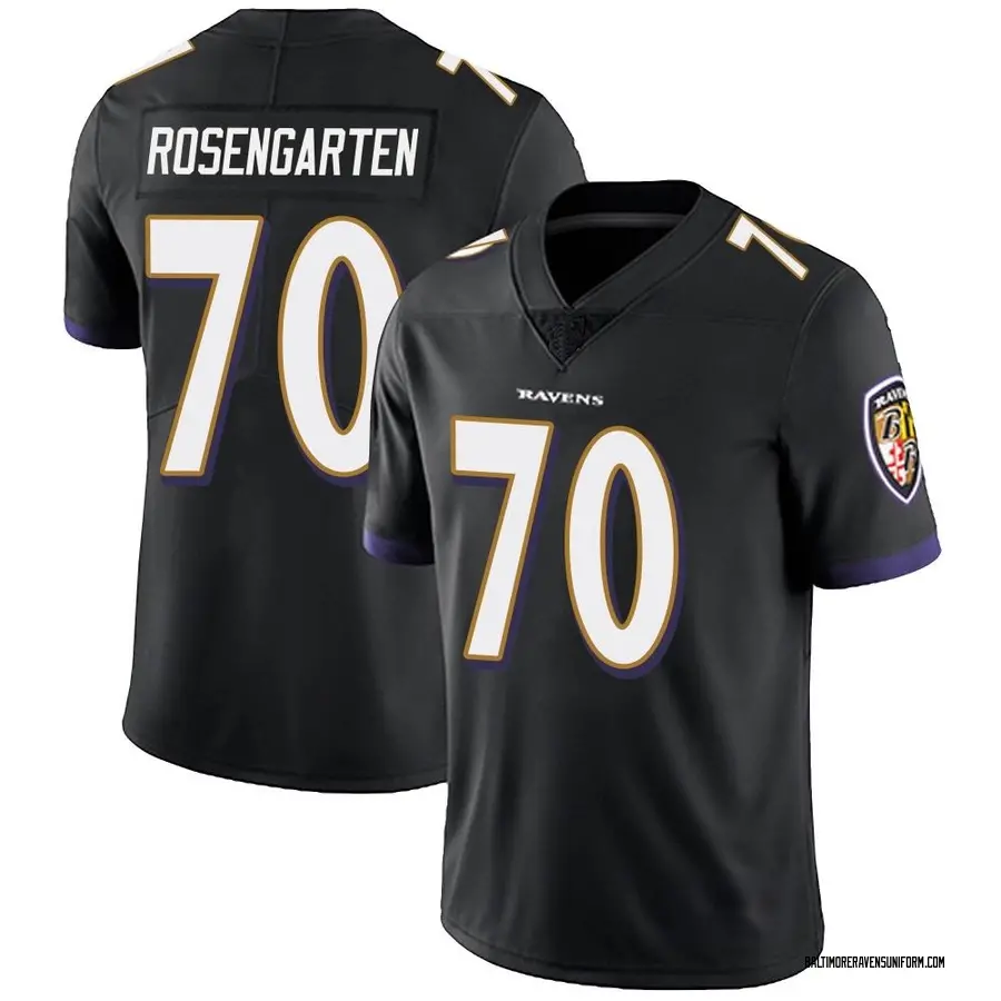 Nike Roger Rosengarten Baltimore Ravens Youth Limited Black Alternate Vapor Untouchable Jersey