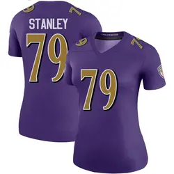 Nike Ronnie Stanley Baltimore Ravens Women's Legend Purple Color Rush Jersey