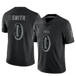 Nike Roquan Smith Baltimore Ravens Men's Limited Black Reflective Jersey