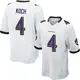 Nike Sam Koch Baltimore Ravens Youth Game White Jersey