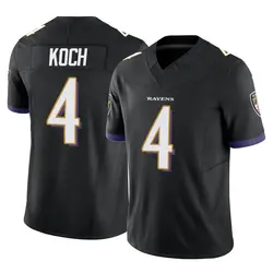 Nike Sam Koch Baltimore Ravens Youth Limited Black Vapor F.U.S.E. Jersey