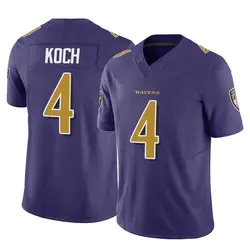 Nike Sam Koch Baltimore Ravens Youth Limited Purple Vapor F.U.S.E. Jersey