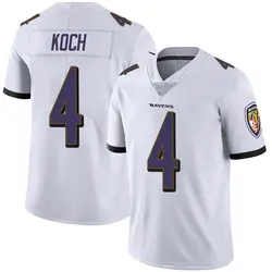 Nike Sam Koch Baltimore Ravens Youth Limited White Vapor Untouchable Jersey