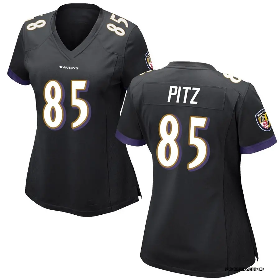 Nike Sam Pitz Baltimore Ravens Women's Game Black Jersey