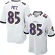 Nike Sam Pitz Baltimore Ravens Youth Game White Jersey
