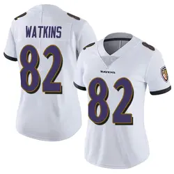 Nike Sammy Watkins Baltimore Ravens Women's Limited White Vapor Untouchable Jersey