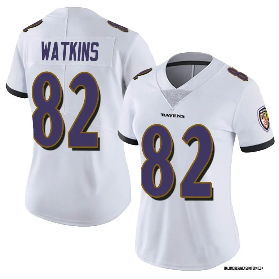 Nike Sammy Watkins Baltimore Ravens Women's Limited White Vapor Untouchable Jersey