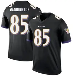 Nike Scotty Washington Baltimore Ravens Men's Legend Black Jersey