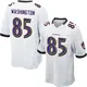 Nike Scotty Washington Baltimore Ravens Youth Game White Jersey