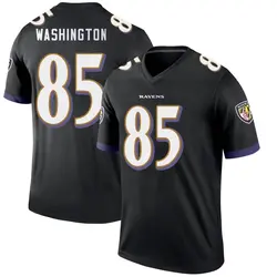 Nike Scotty Washington Baltimore Ravens Youth Legend Black Jersey