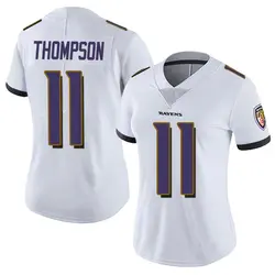 Nike Skylar Thompson Baltimore Ravens Women's Limited White Vapor Untouchable Jersey