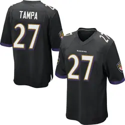 Nike T.J. Tampa Baltimore Ravens Men's Game Black Jersey