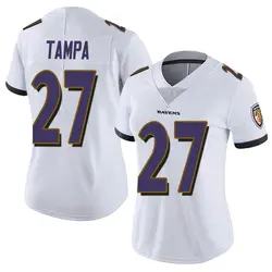 Nike T.J. Tampa Baltimore Ravens Women's Limited White Vapor Untouchable Jersey