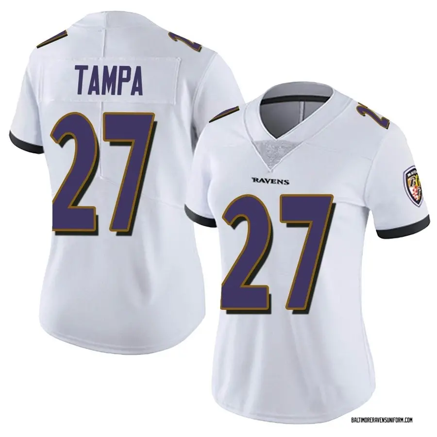 Nike T.J. Tampa Baltimore Ravens Women's Limited White Vapor Untouchable Jersey